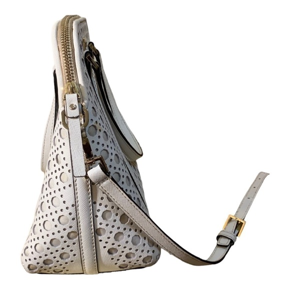 Kate Spade Newbury Lane Caning White Bag - Picture 5 of 16